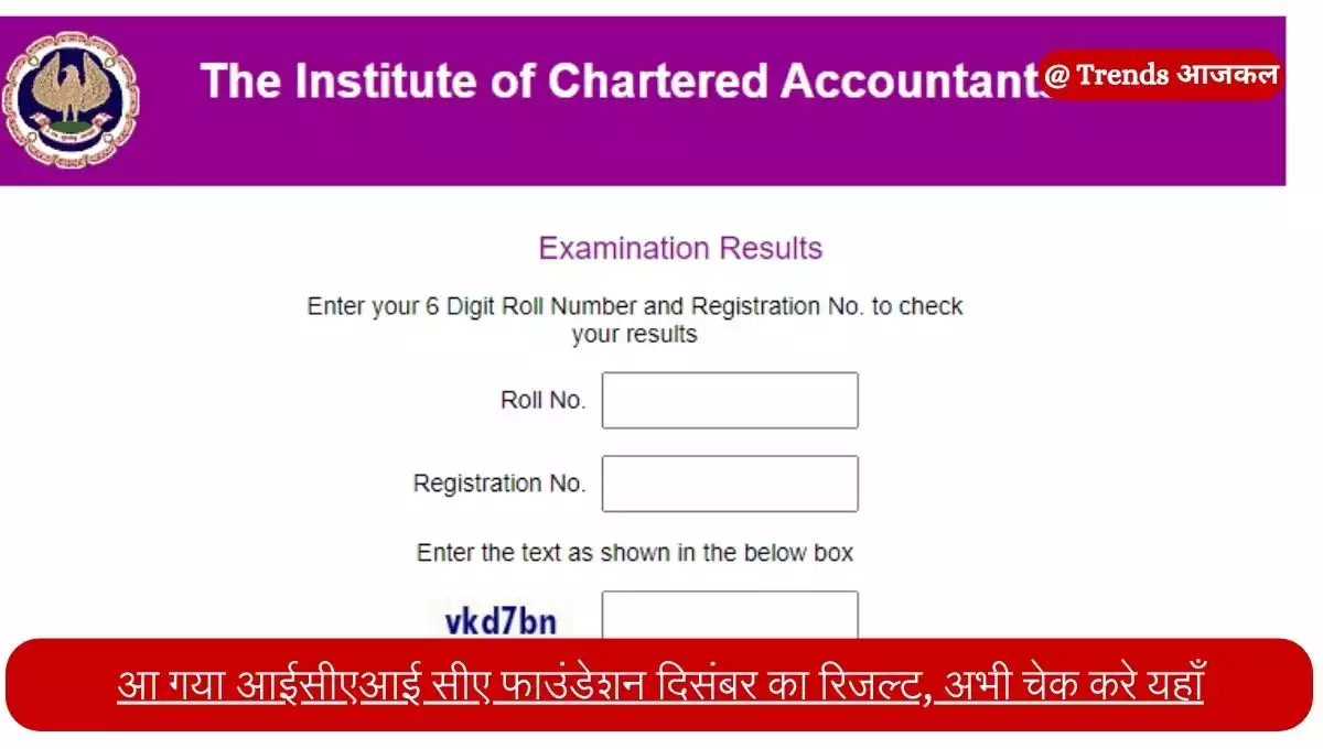 आईसीएआई सीए फाउंडेशन दिसंबर का रिजल्ट 2023-2024 (ICAI CA Foundation Result 2023-2024)